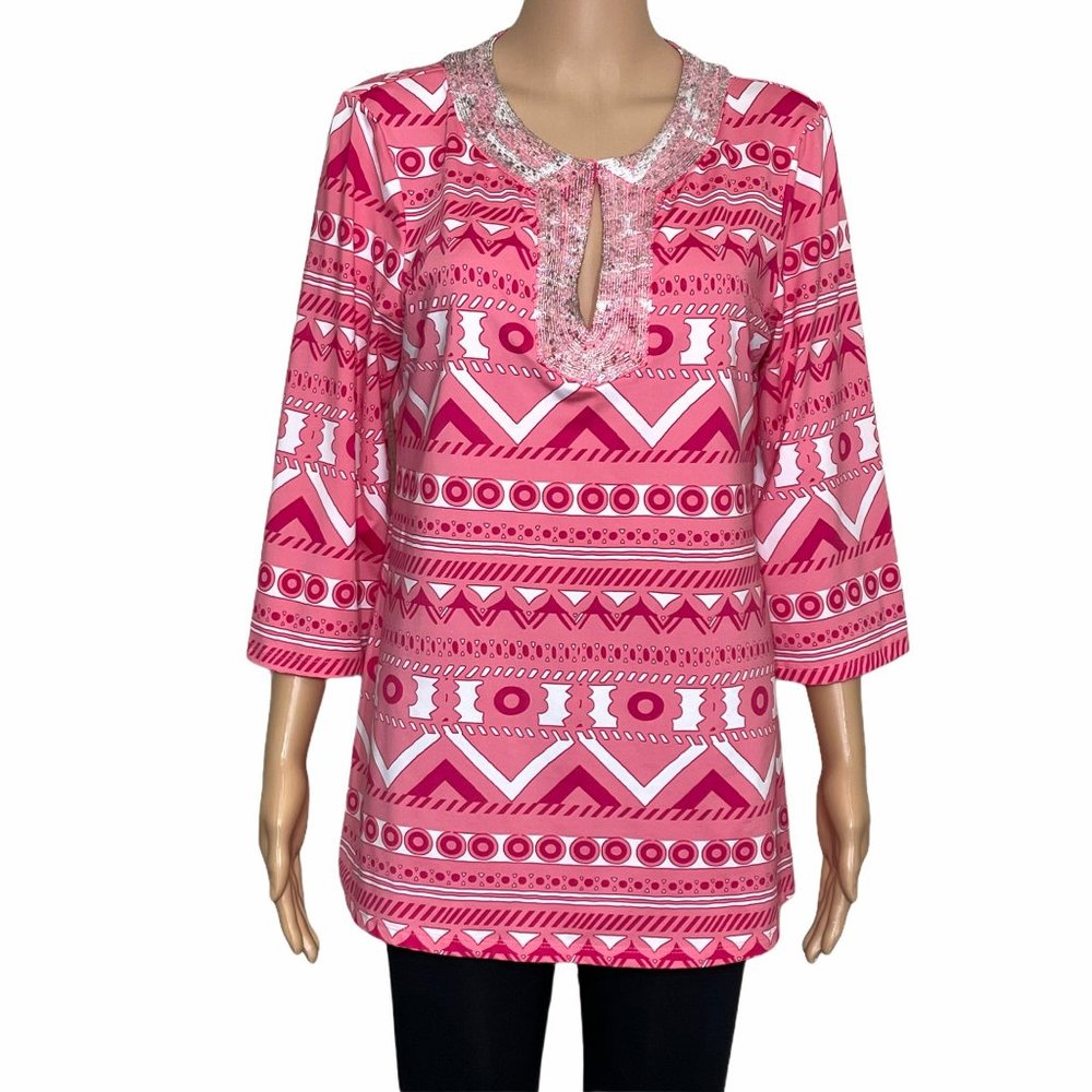 INC international concepts top  blouse size L